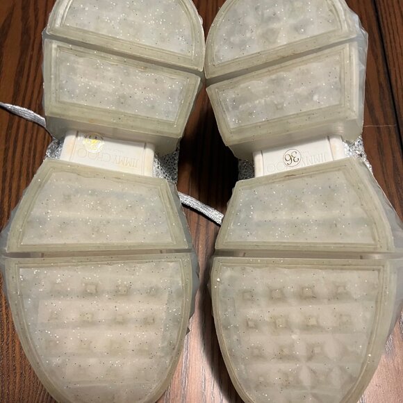 Jimmy Choo Swarovski Crystal Running Shoes Sneakers Athletic size 36 - Picture 8 of 16